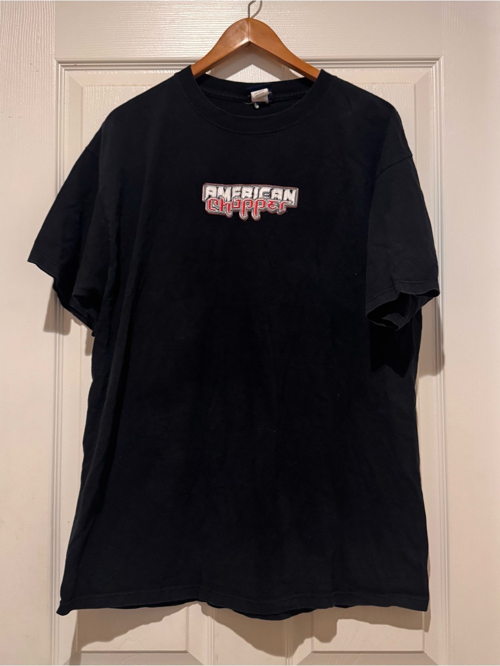 Y2K 2004 American Chopper orange Motorcycle Cotton XL